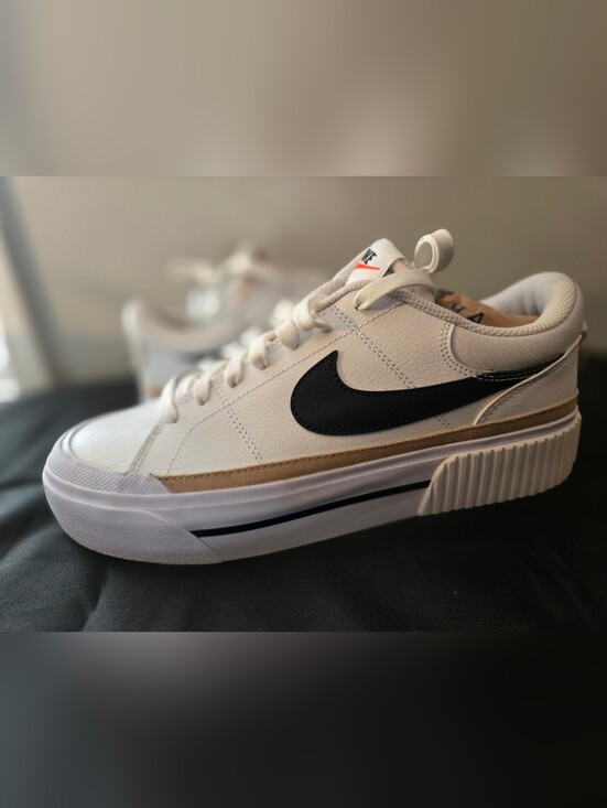 Nike Shoes - Nike Court Legacy Lift Women’s Size 9.5 White Black DM7590-100
